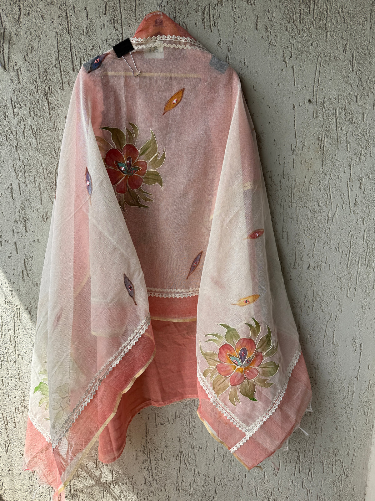 Peach Jute Kota
